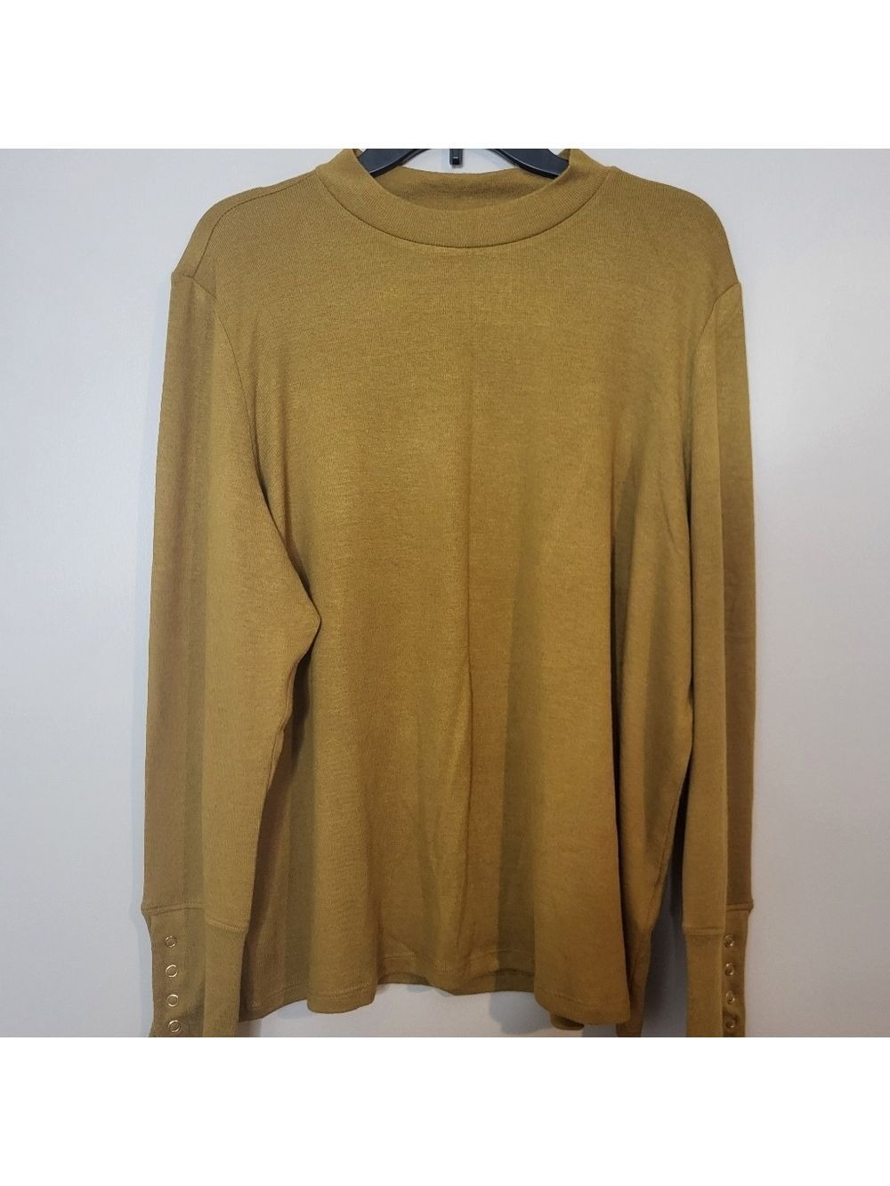 Womens Plus |Rafaella Plus Size XXL Mustard Knit Top — Like New|c1 - Picture 3 of 3
